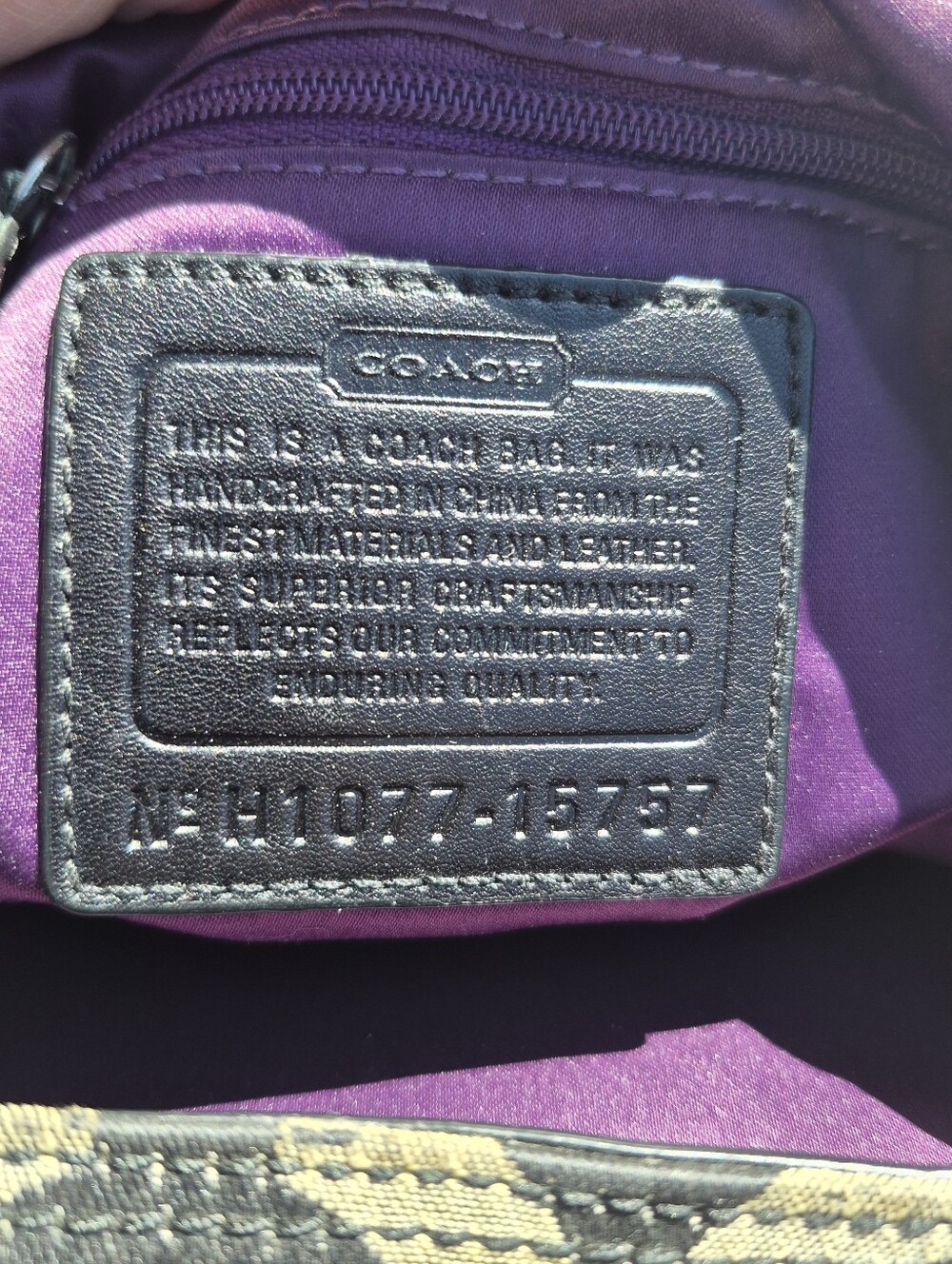 Coach Vintage Madison Op Art Maggie Shoulder Bag - Picture 11 of 16